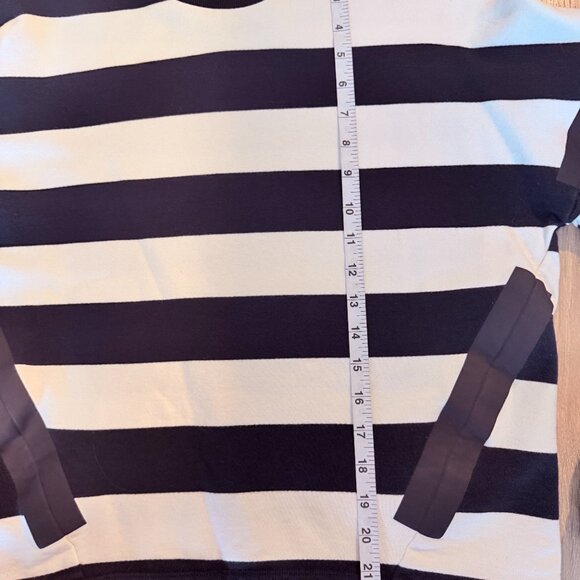 COS Women's Navy Blue & White Stripe Sweater - Size XS - Picture 6 of 9